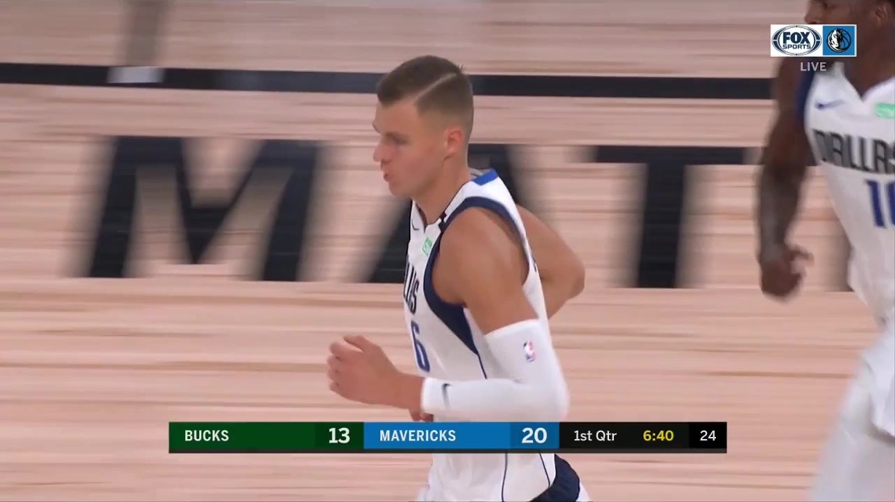 HIGHLIGHTS: MONSTER dunk from Kristaps Porzingis vs Bucks