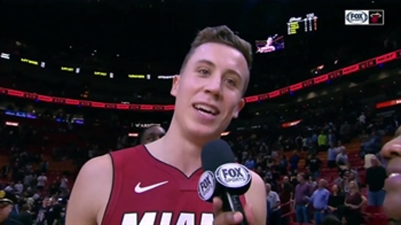 Duncan Robinson on his career-high 9 triples, 29 points
