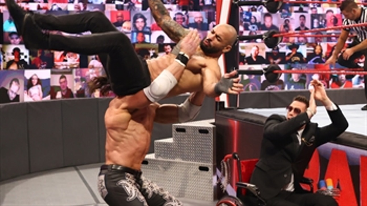 Ricochet vs. John Morrison – Falls Count Anywhere Match: Raw, July 12, 2021
