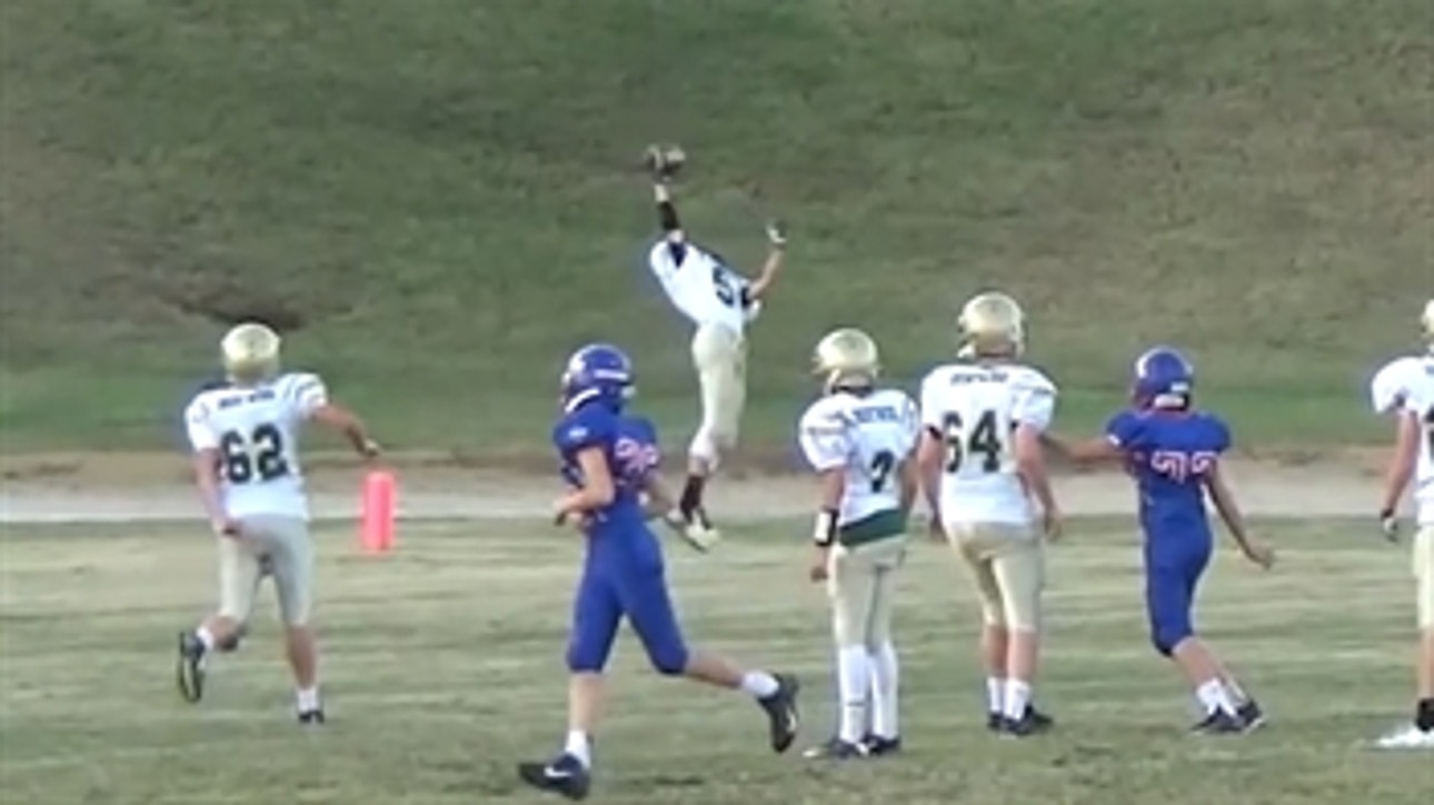 Middle school WR makes sweet one-handed grab, does something Odell Beckham Jr. hasn't done yet this year