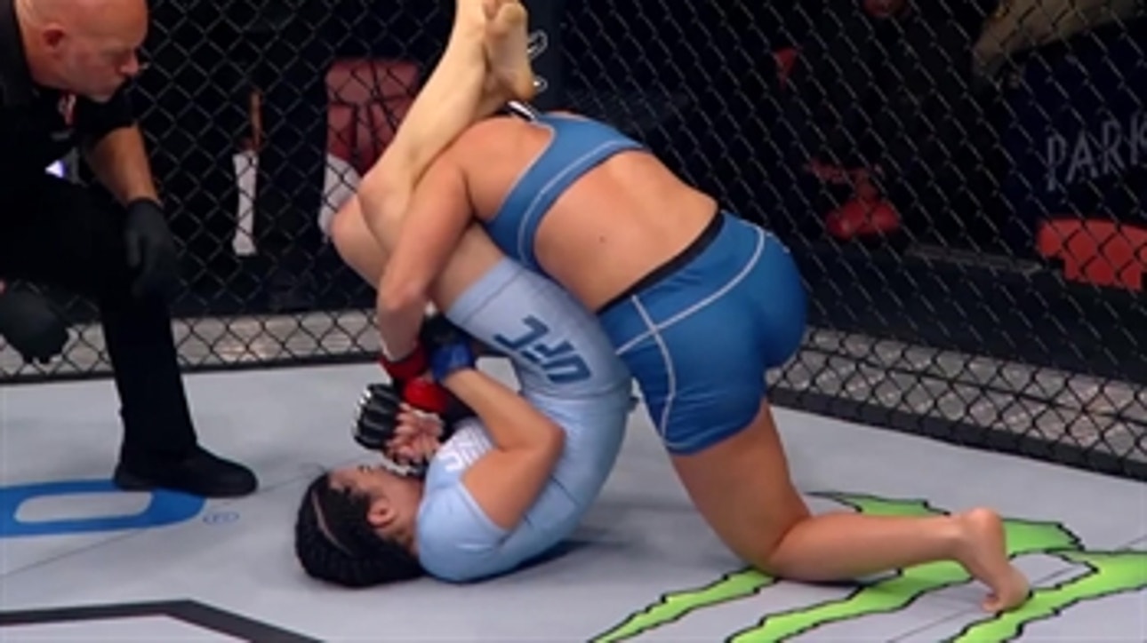 Rachael Ostovich submits Karine Gevorgyan ' HIGHLIGHTS ' THE ULTIMATE FIGHTER