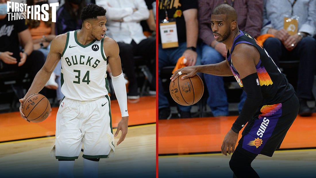 Nick Wright decides whether Giannis or CP3 is more crucial for the outcome of NBA Finals ' FIRST THINGS FIRST