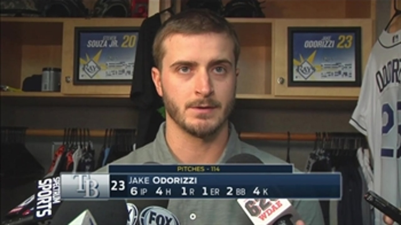 Rays' Jake Odorizzi gives up 1 run over 6 innings, but takes loss