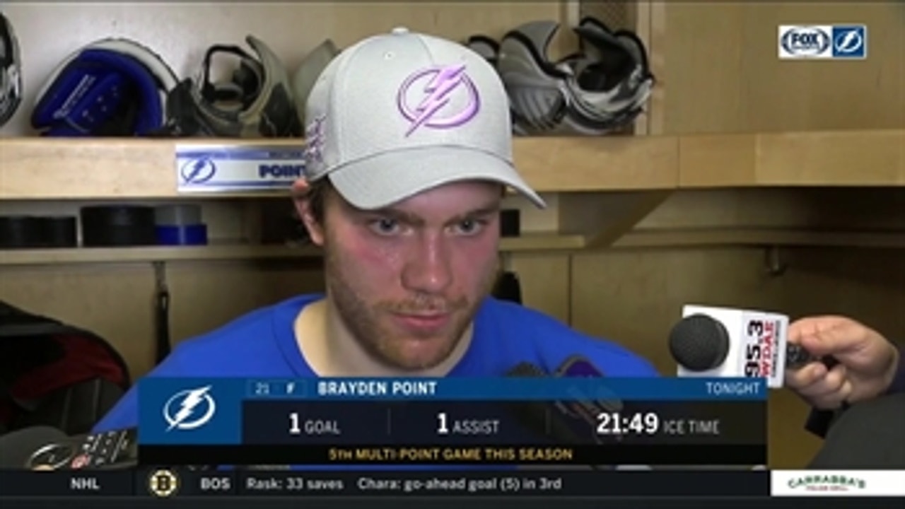 Brayden Point on Lightning's direction after loss to Blues