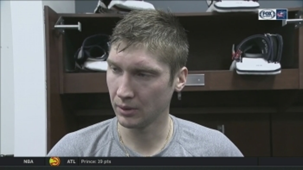 Sergei Bobrovsky stays humble after a great game