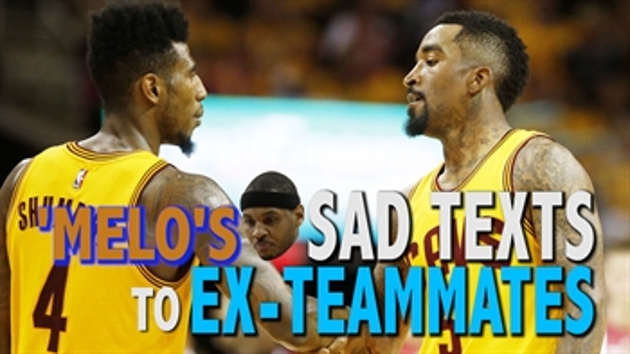 'Melo's sad texts to ex-teammates in NBA Finals
