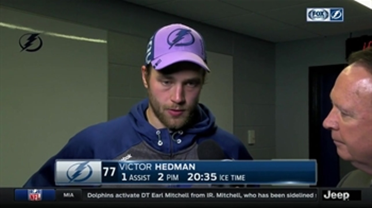 Victor Hedman sets Lightning defenseman mark for assists