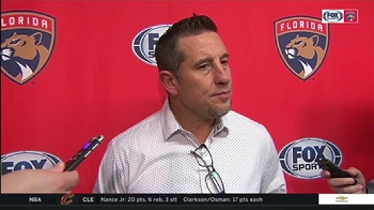 Bob Boughner on the Panthers win over the Blackhawks