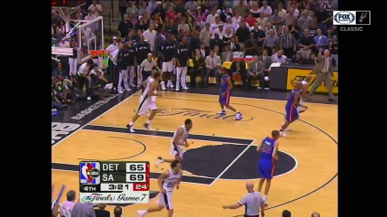 WATCH: Tim Duncan From the Corner for a Long Two ' Spurs CLASSICS