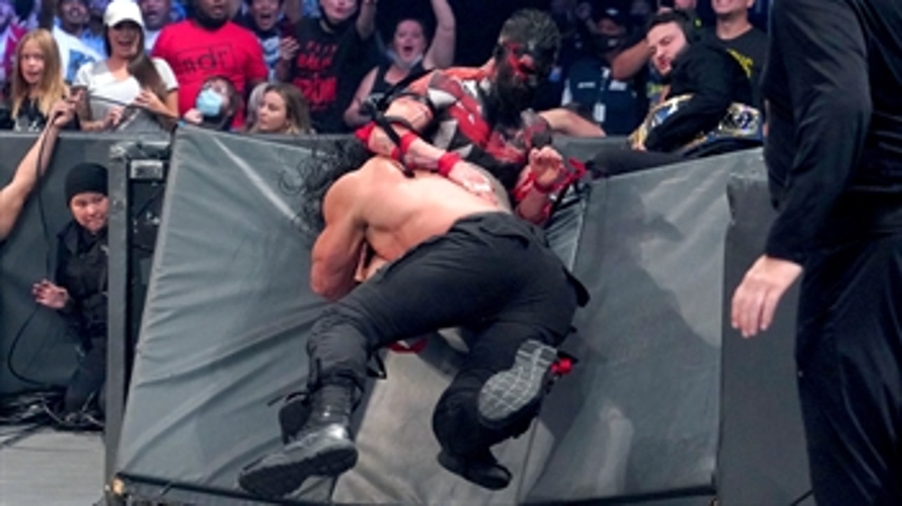Roman Reigns spears “The Demon” through the barricade: WWE Extreme Rules 2021 (WWE Network Exclusive)