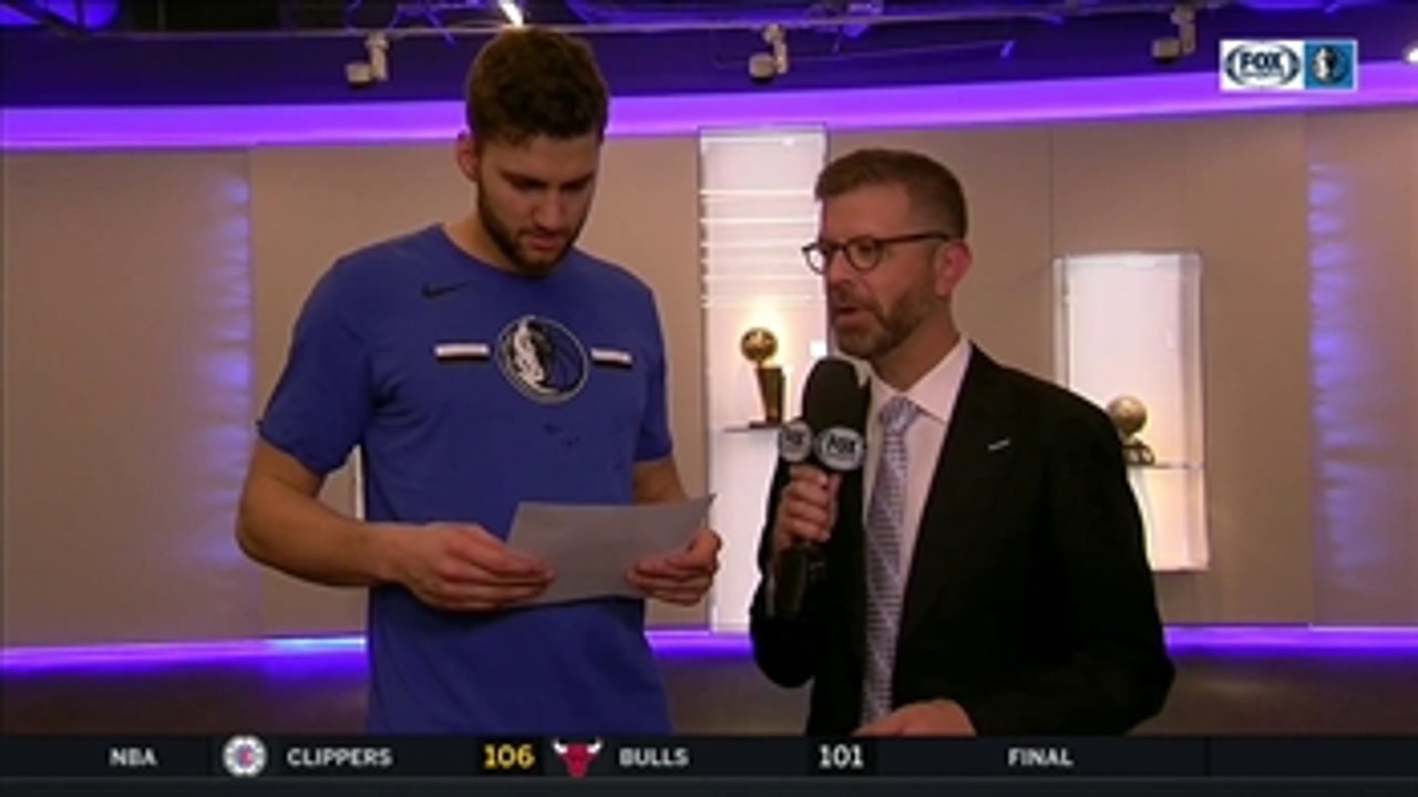 Maxi Kleber on his dominant play in the 4th, win over Pistons