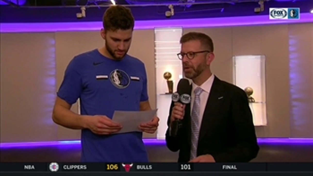 Maxi Kleber on his dominant play in the 4th, win over Pistons