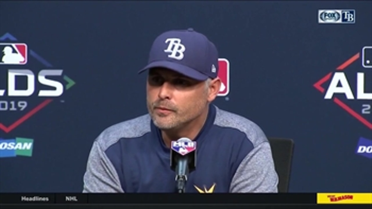 ALDS Game 5: Kevin Cash proud of Rays after season comes to an end