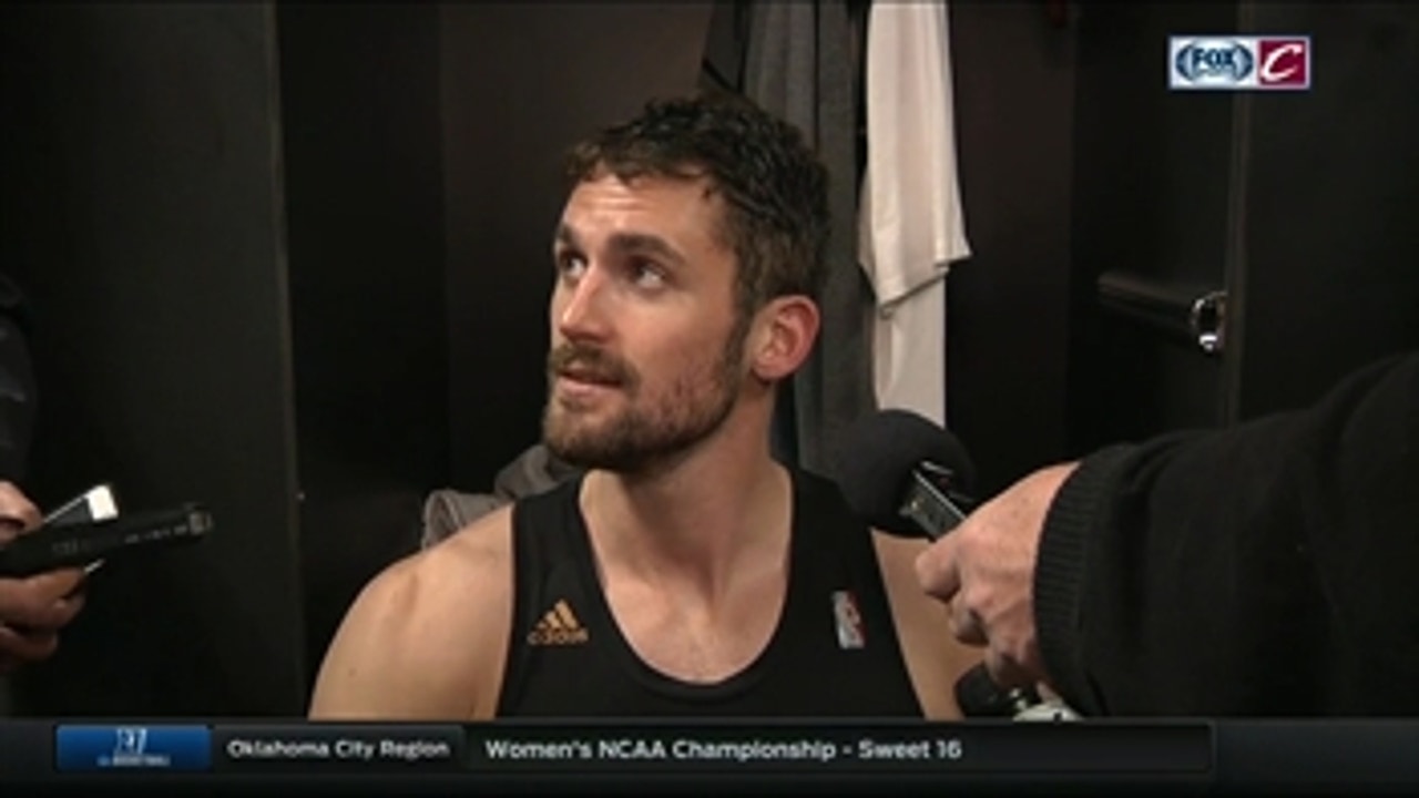 Kevin Love looks back on what happened to shoulder, liked Cavs' attention to detail