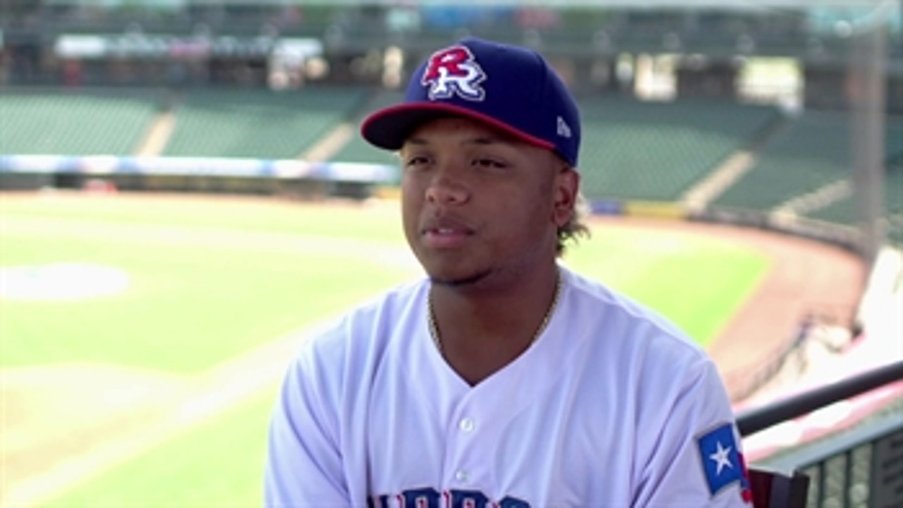 Willie Calhoun on making debut in Texas ' Full Interview ' Rangers Insider