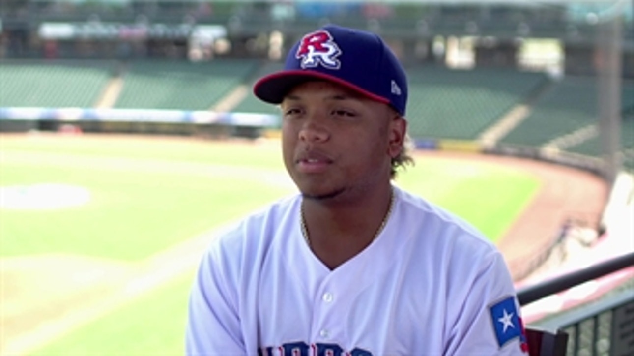 Willie Calhoun on making debut in Texas ' Full Interview ' Rangers Insider