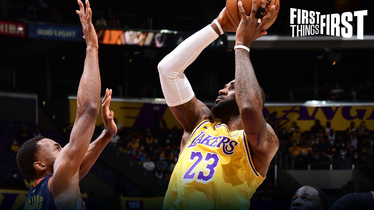 Nick Wright decides if LeBron's game-winning 3-pointer luck or clutch | FIRST THINGS FIRST