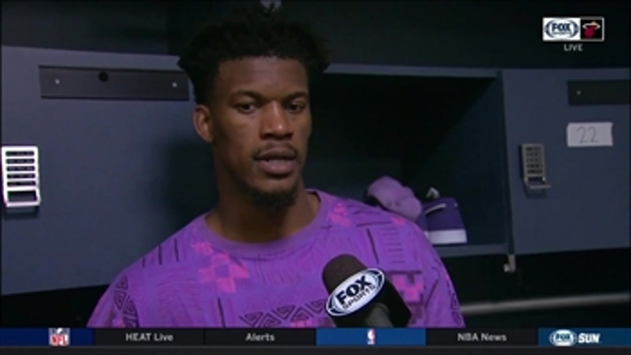 Jimmy Butler on getting road win over quality Nets team, importance of Udonis Haslem to Heat