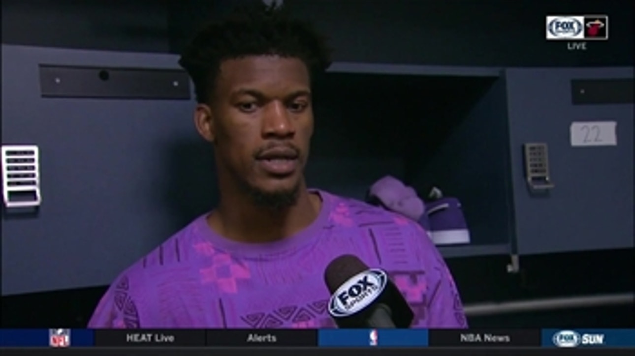 Jimmy Butler on getting road win over quality Nets team, importance of Udonis Haslem to Heat