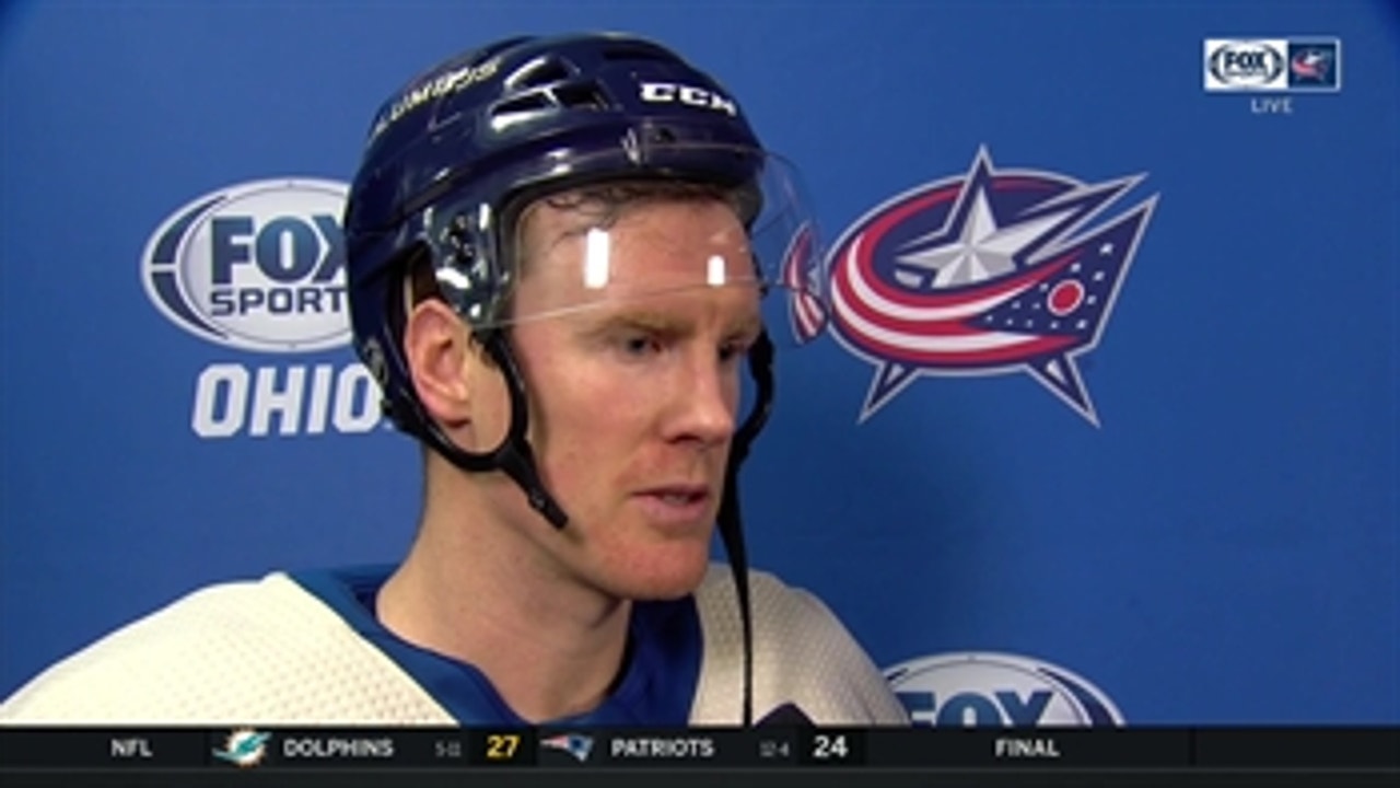 Riley Nash: Blue Jackets spent too much time on heels, not enough on toes in 3rd period
