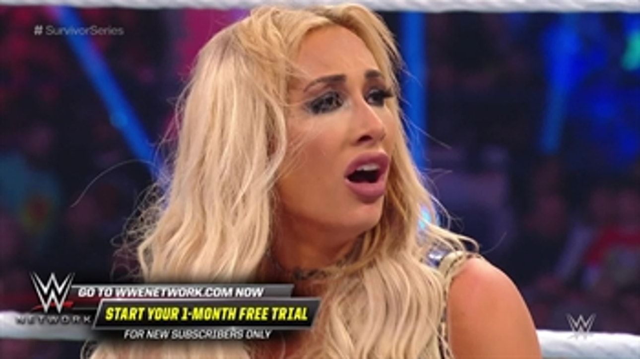 Carmella sends Charlotte Flair flying into Bianca Belair: Survivor Series 2019