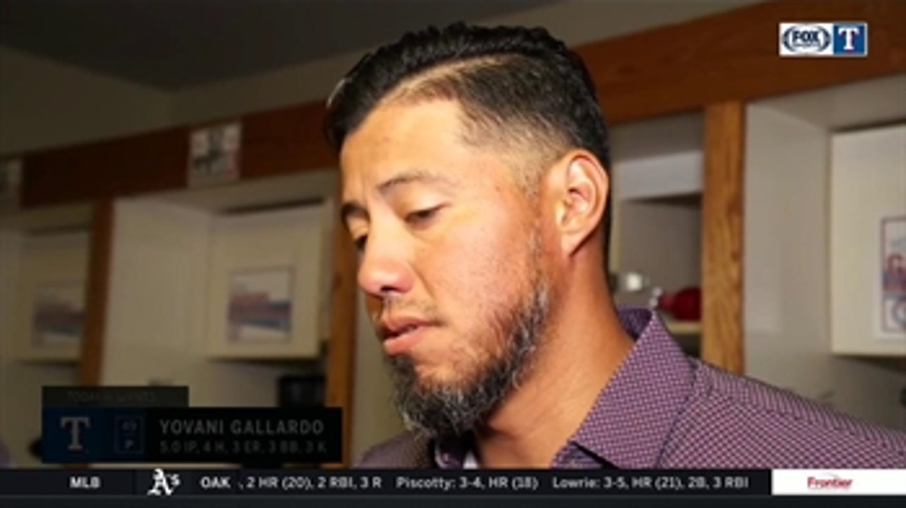 Yovani Gallardo on loss: 'One bad walk'