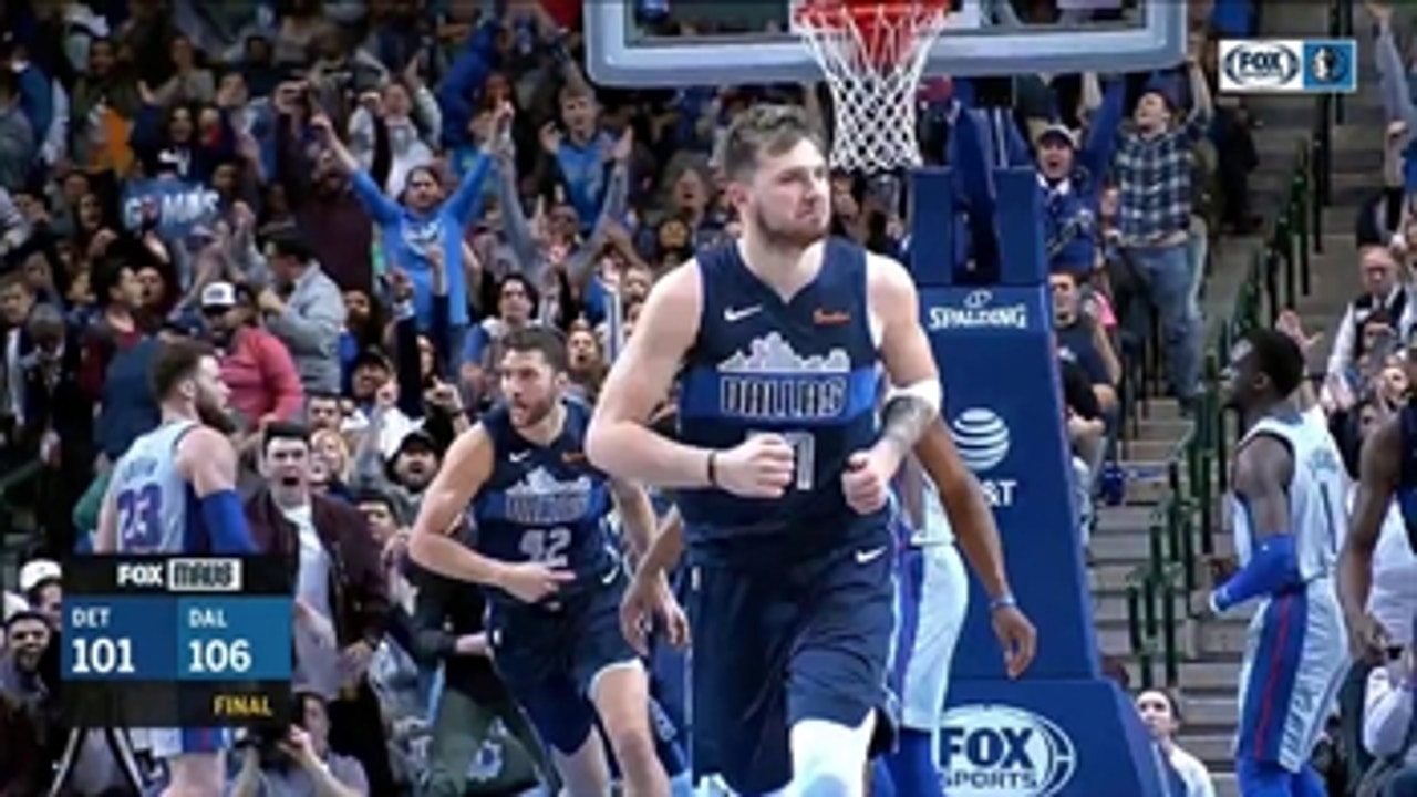 Doncic with 32, Mavs finish off Pistons ' Mavs Live