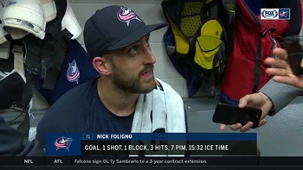 Nick Foligno believes CBJ's small lulls have been costly