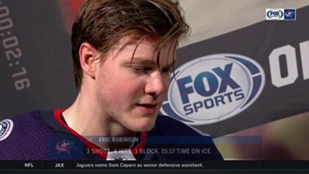 Eric Robinson on development with Jackets: 'Just keep trying to progress'