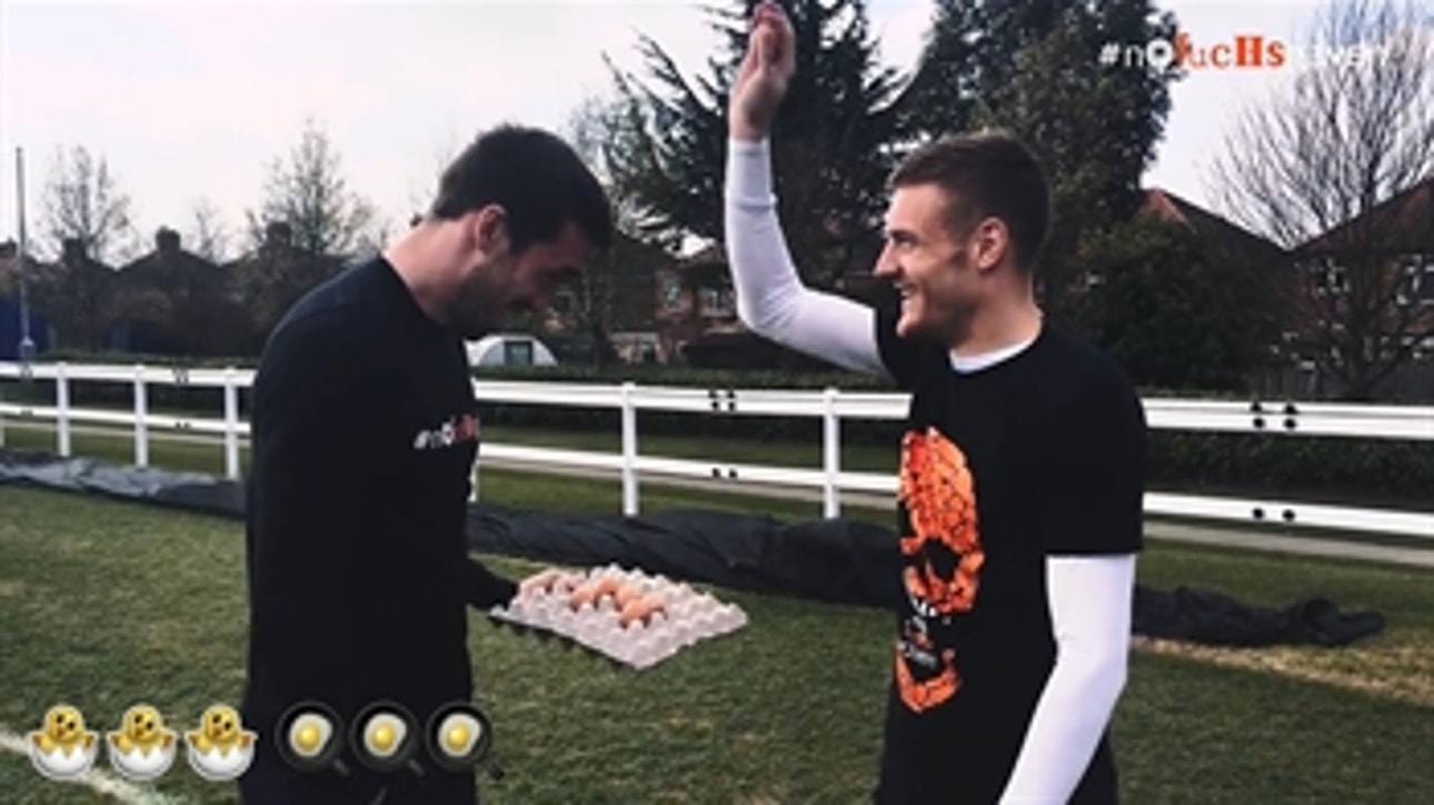 Leicester City stars play Russian egg roulette