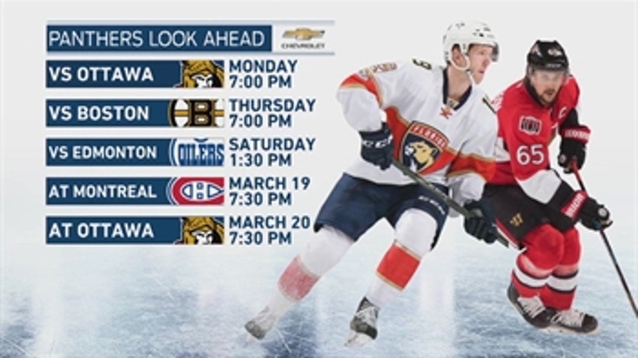 Red-hot Panthers welcome Senators squad heading in different direction