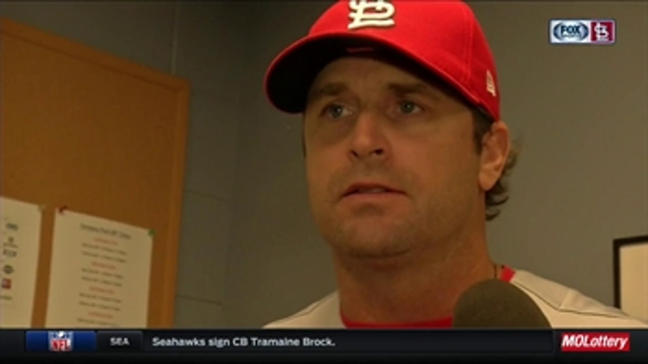 Matheny on umpiring in ninth: 'A lot of frustration at the end'