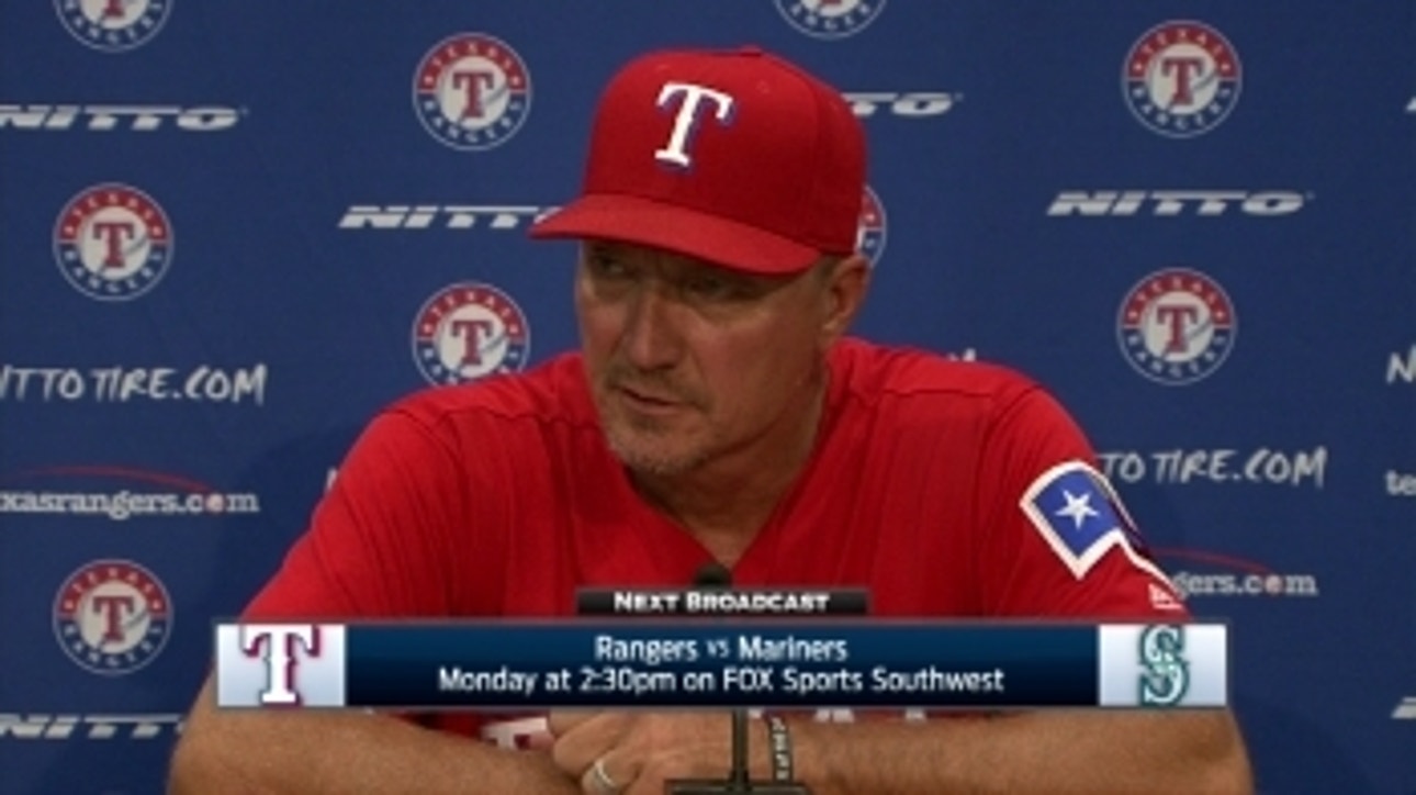 Jeff Banister on command of Yu Darvish's command
