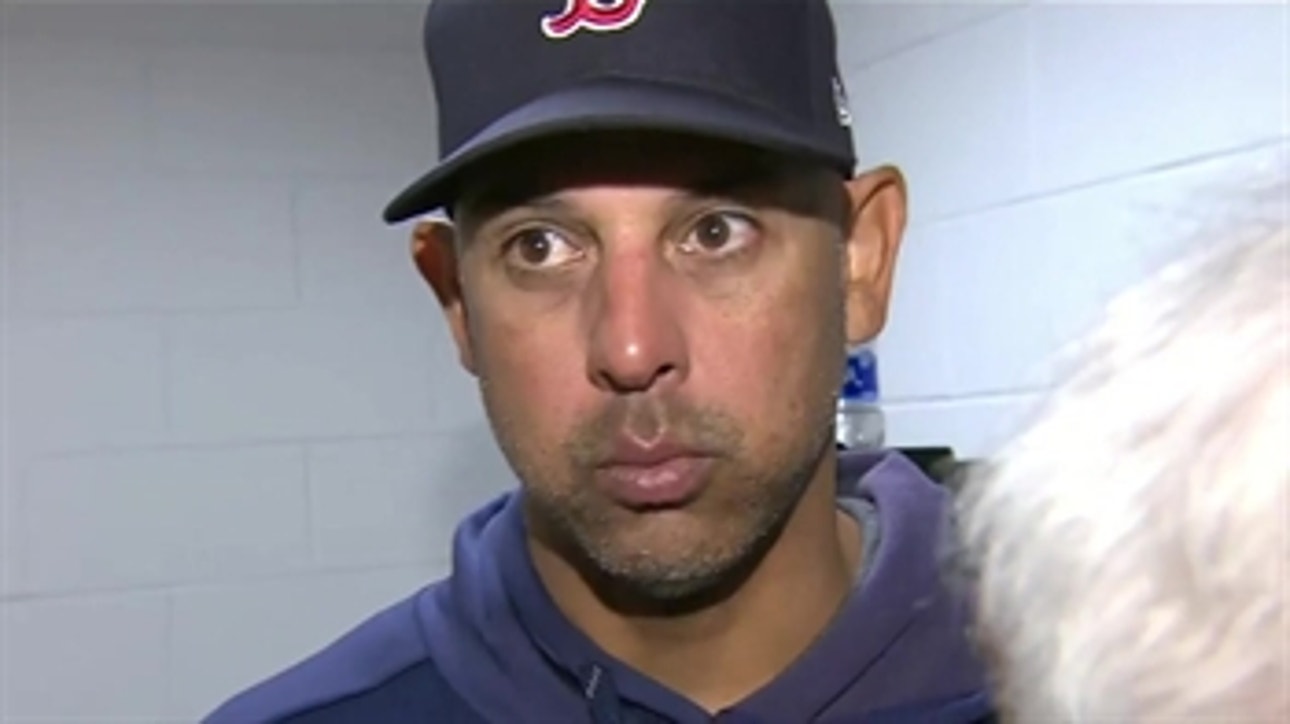 Alex Cora isn't worried after the Red Sox drop 3 of 4 in Seattle