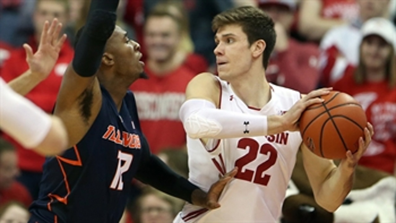 Happ's double-double leads Wisconsin past Illinois 75-50