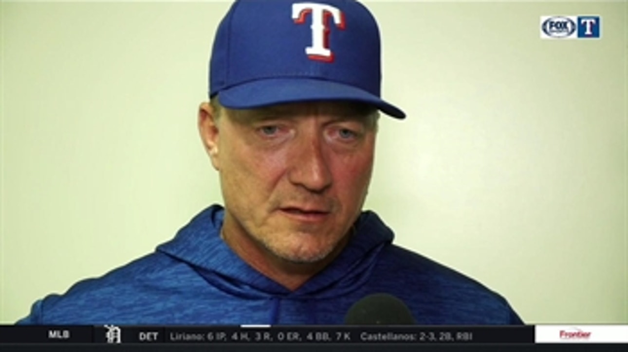 Jeff Banister on Minor's strong outing in Anaheim