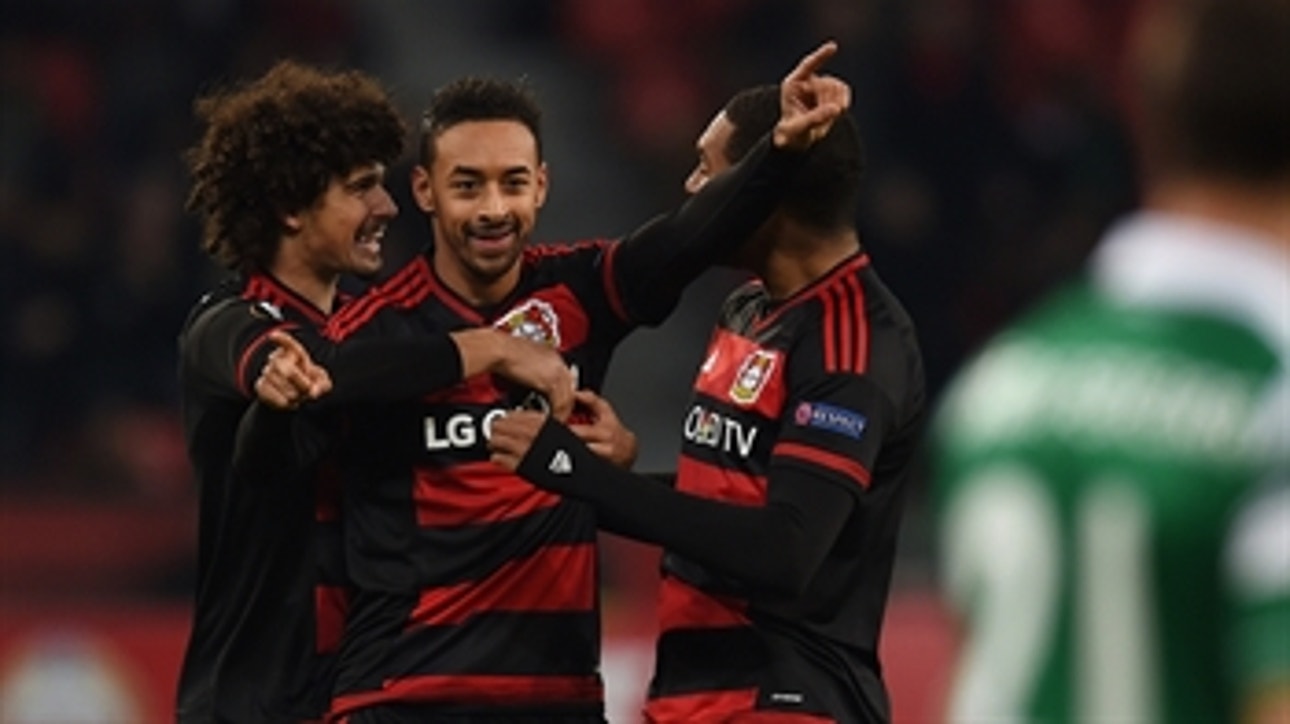 Bellarabi's ridiculous strike gives Leverkusen 2-1 lead ' 2015-16 UEFA Europa League Highlights