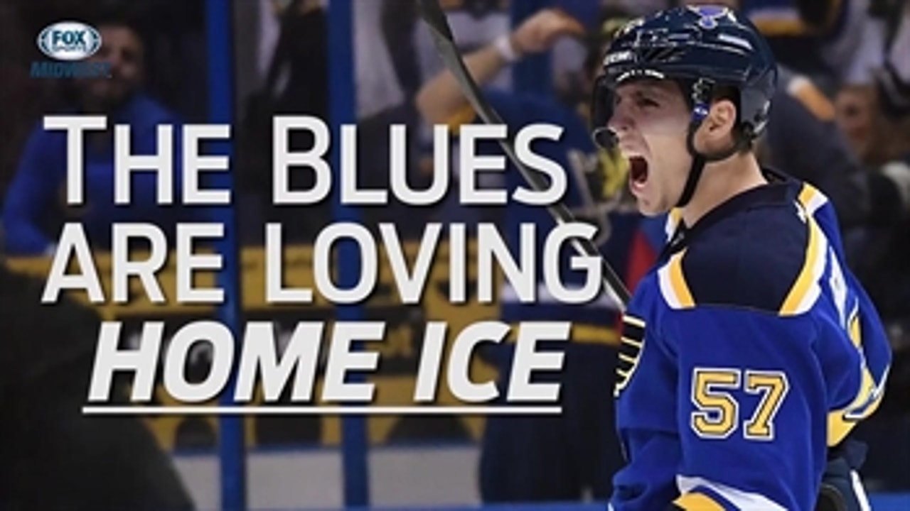 Blues continue dominance on home ice