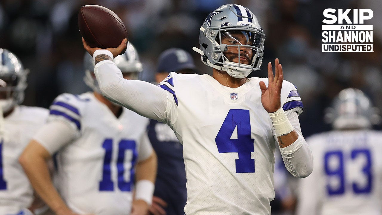 Skip Bayless on whether Dak Prescott is better than his post injury self and can lead Cowboys to NFC East title I UNDISPUTED