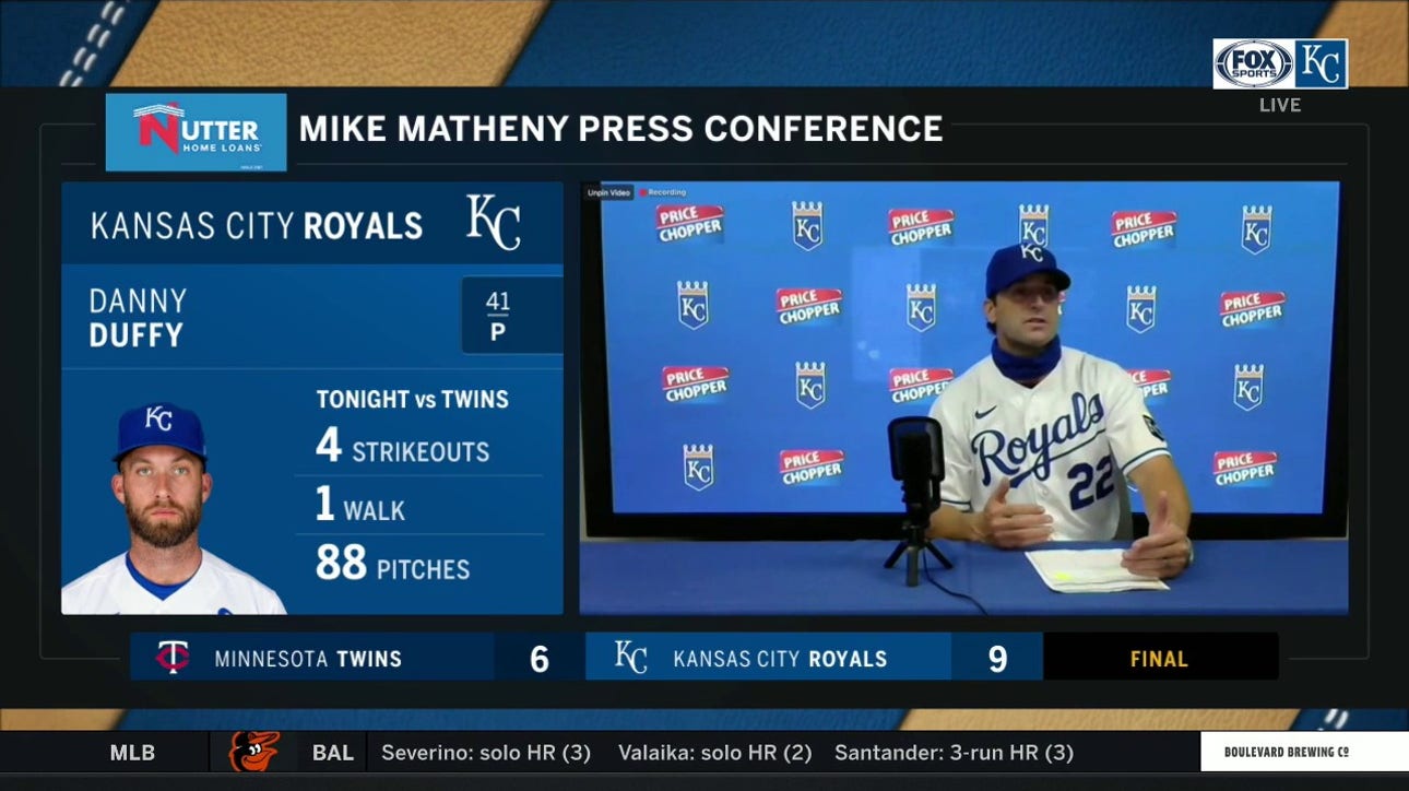 Matheny on Royals' resilience: 'I've been so pleased with how they're showing that fight'
