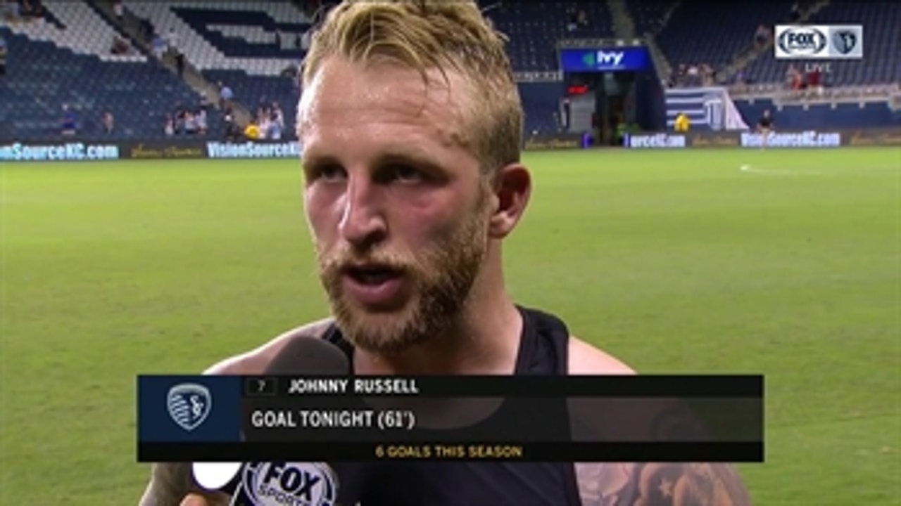Johnny Russell on 100th professional goal: 'It's a nice feeling for me to get there'