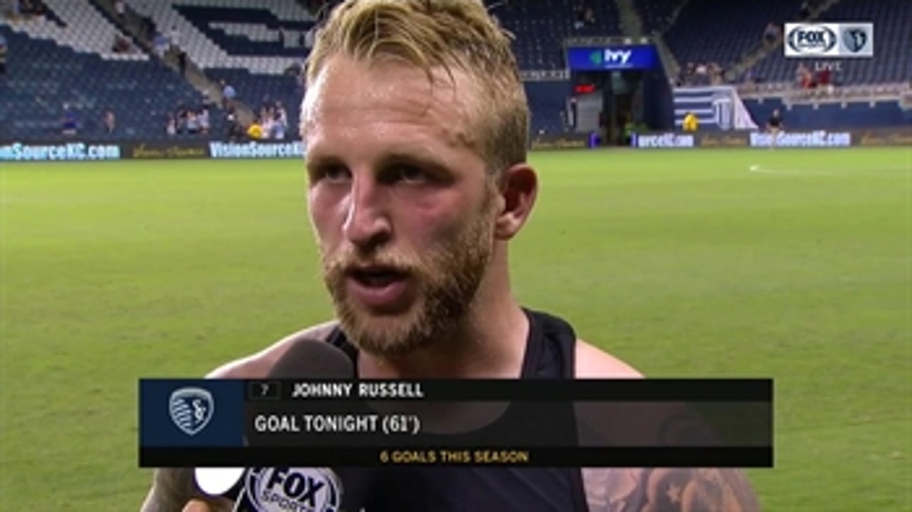 Johnny Russell on 100th professional goal: 'It's a nice feeling for me to get there'