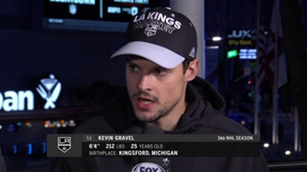 LA Kings' Kevin Gravel on what went right in Sunday night's win