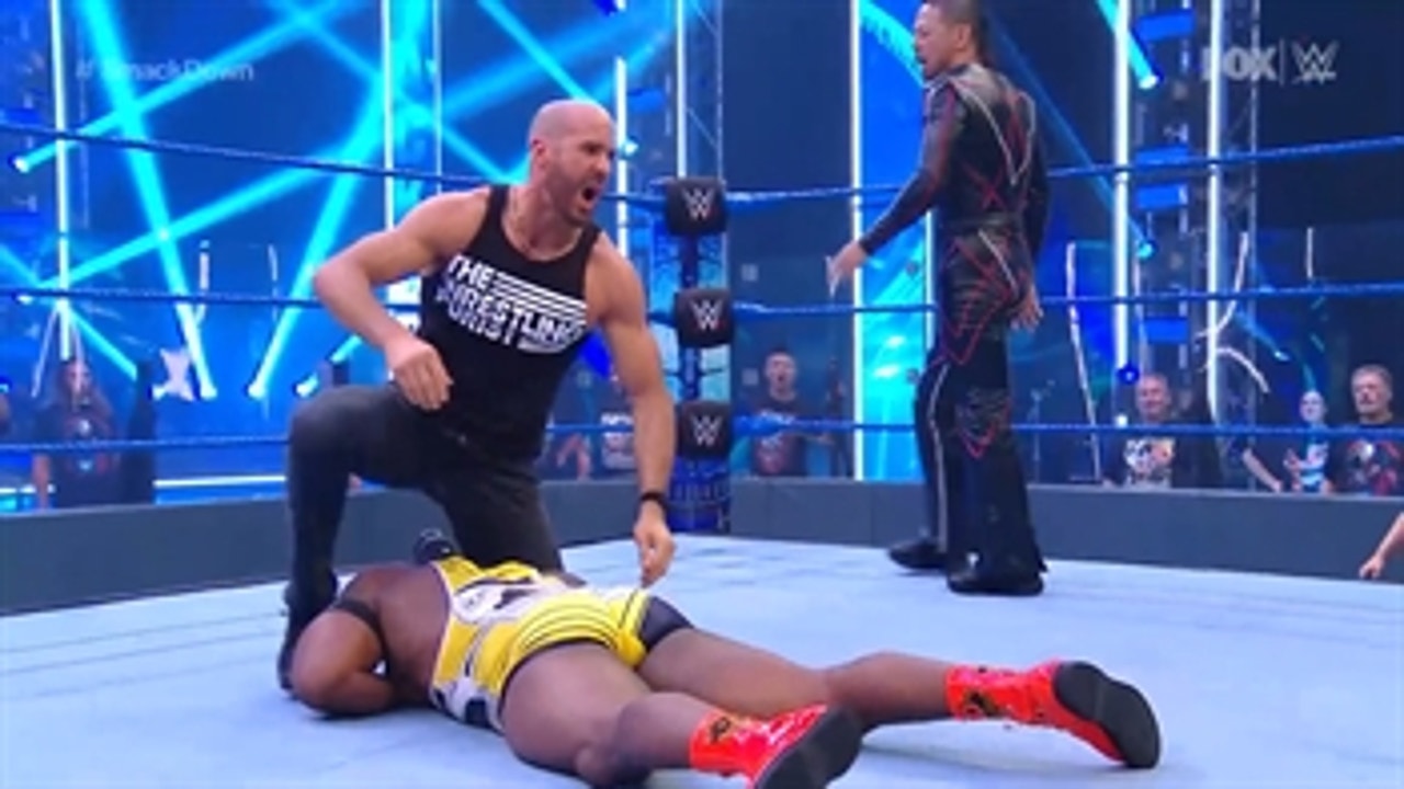 The New Day get attacked by Cesaro, Shinsuke after defeating Lucha House Party
