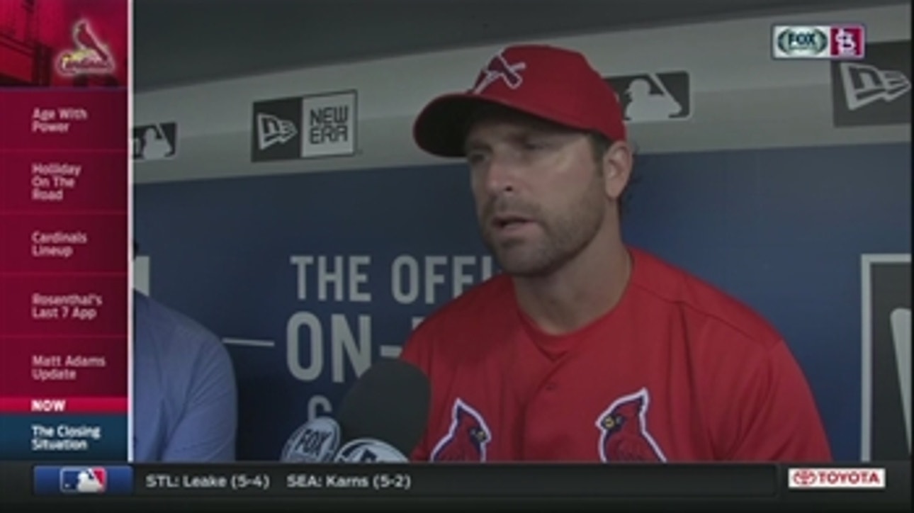 Mike Matheny on decision to remove Trevor Rosenthal from closer role