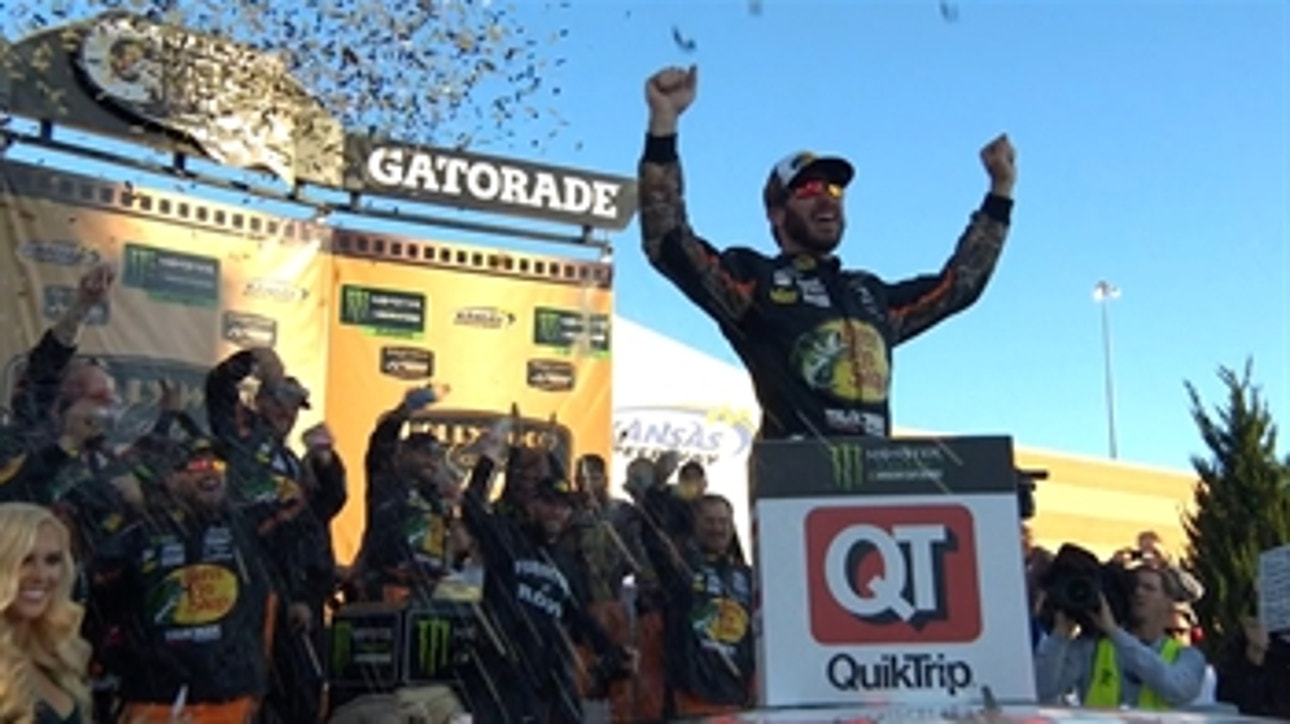 Martin Truex Jr. scores his seventh win of the year | 2017 KANSAS