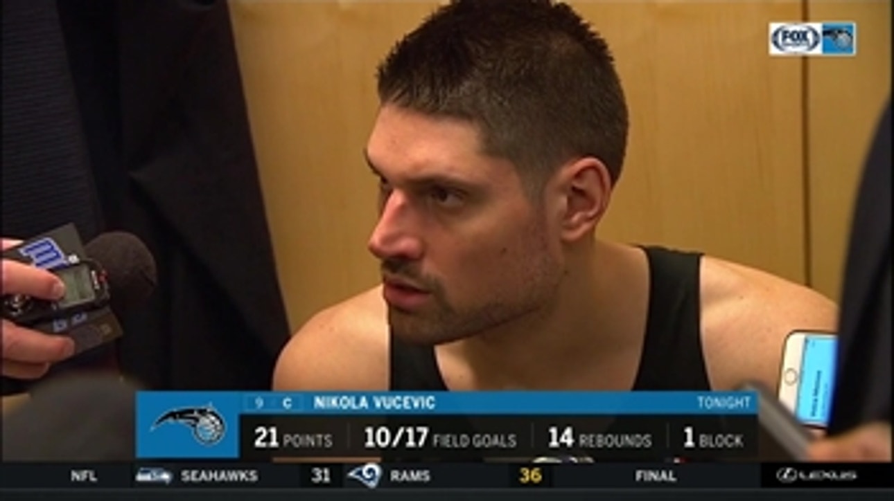 Nikola Vucevic credits win to executing game plan, never giving Knicks chance to get into game