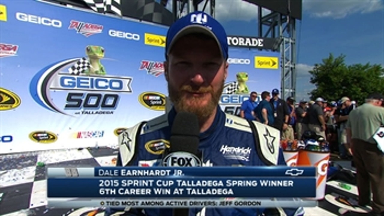 NASCAR Victory Lane: Dale Earnhardt Jr. - Talladega 2015