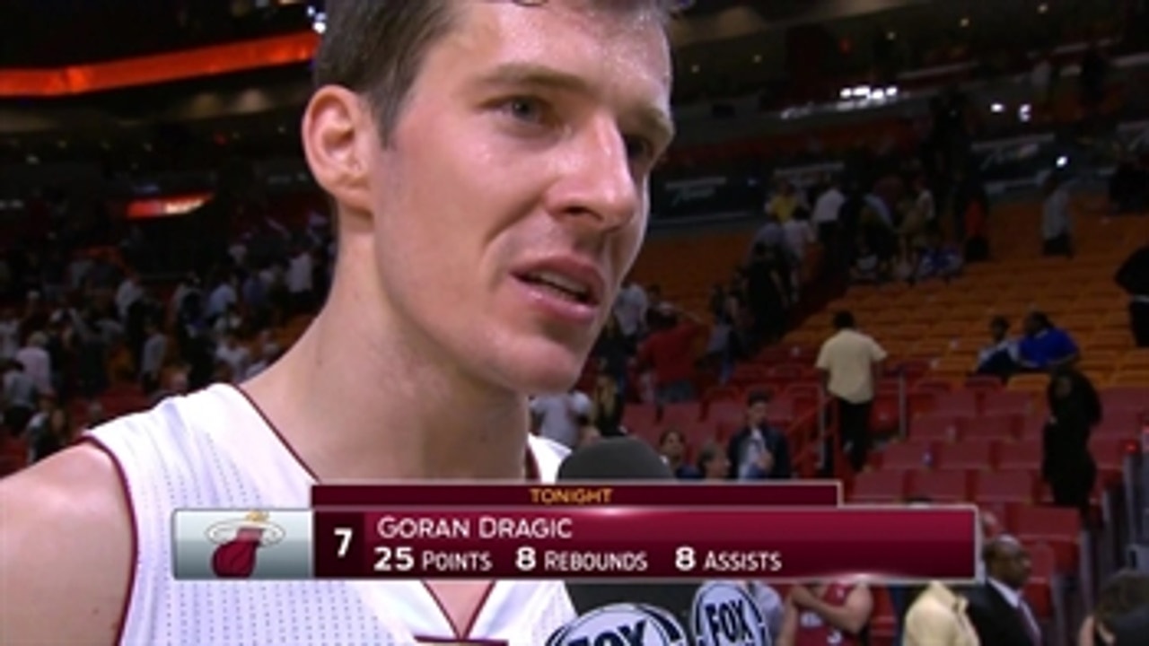 Heat's Goran Dragic discusses win to finish off homestand