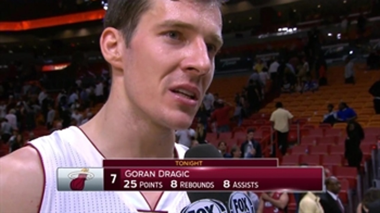 Heat's Goran Dragic discusses win to finish off homestand